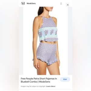 Free People Petra Short Pajamas